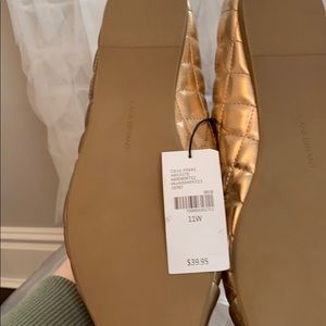 Lane Bryant Shoes - Quilted Gold Flats Lane Bryant Shoes - Quilted Gold Flats
